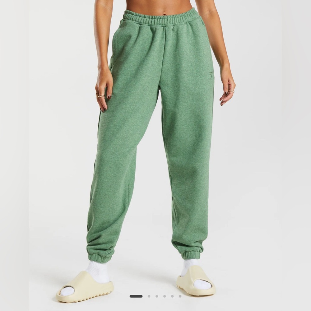 Gymshark Women's Rest Day Sweats Joggers  Crocodile Green Marl